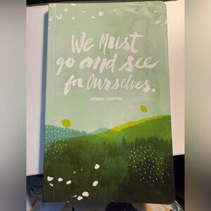 Watercolor Nature-Inspired Journal for with quotes throughout